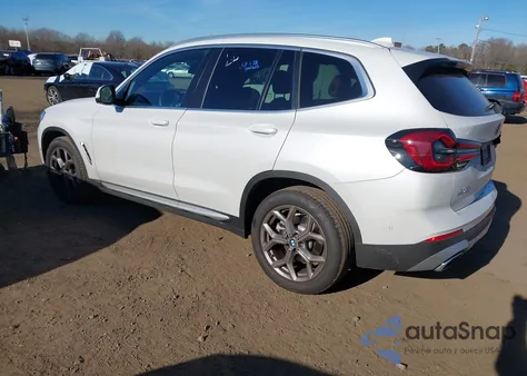 2023 BMW X3 xDrive30I from USA, damaged, VIN 5UX53DP01P9N75366